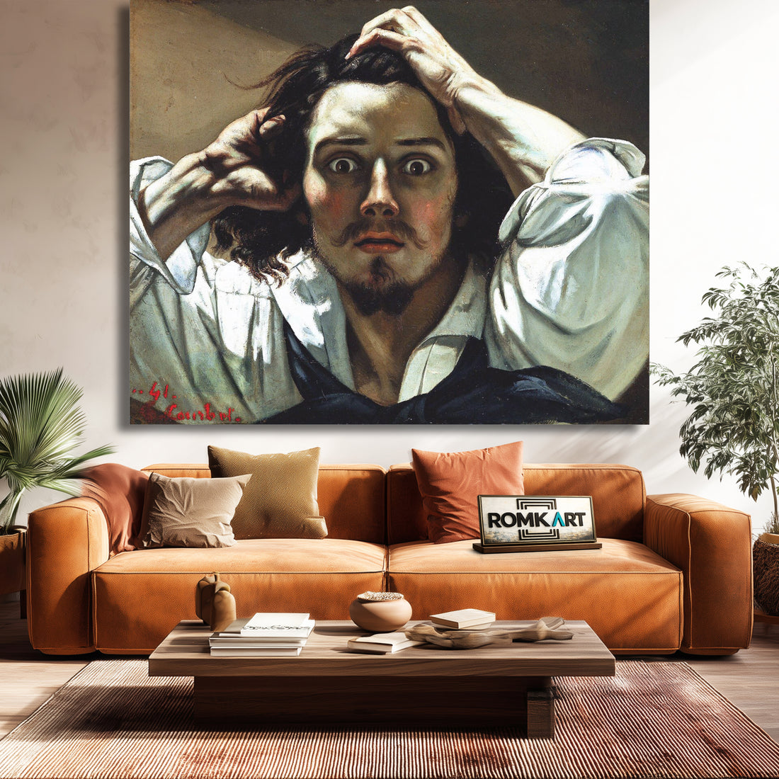 Gustave Courbet Desperation The Desperate Man 1843 – Reproduction