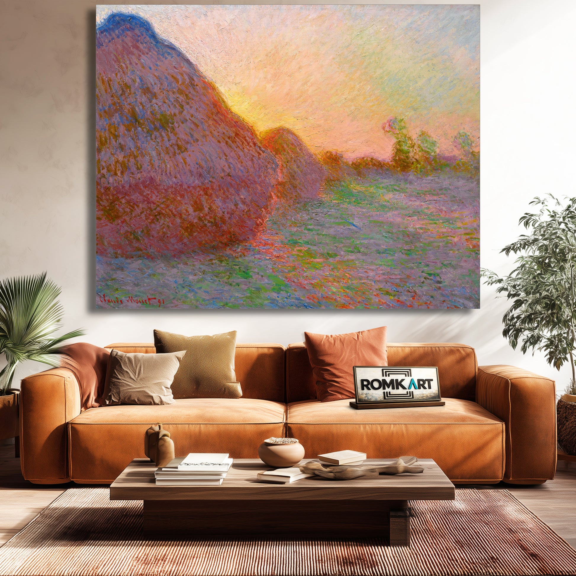 Claude Monet Meules Haystacks 1890-1891 – Reproduction