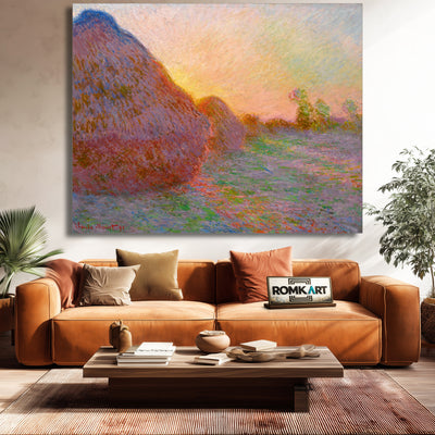 Claude Monet Meules Haystacks 1890-1891 – Reproduction