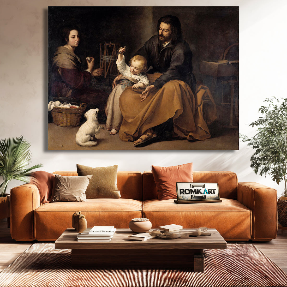 Bartolom Esteban Murillo The Holy Family With A Little Bird 1650 – Reproduction