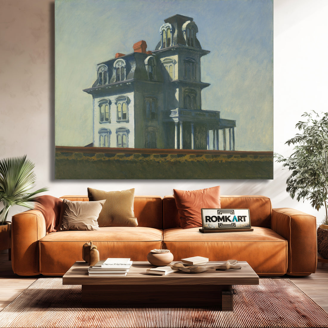 Edward Hopper House By The Railroad 1925 – Reproduction