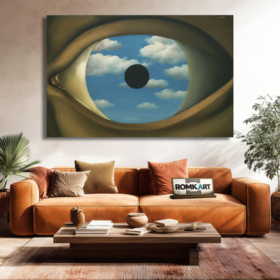 Rene Magritte The False Mirror 1928 – Reproduction