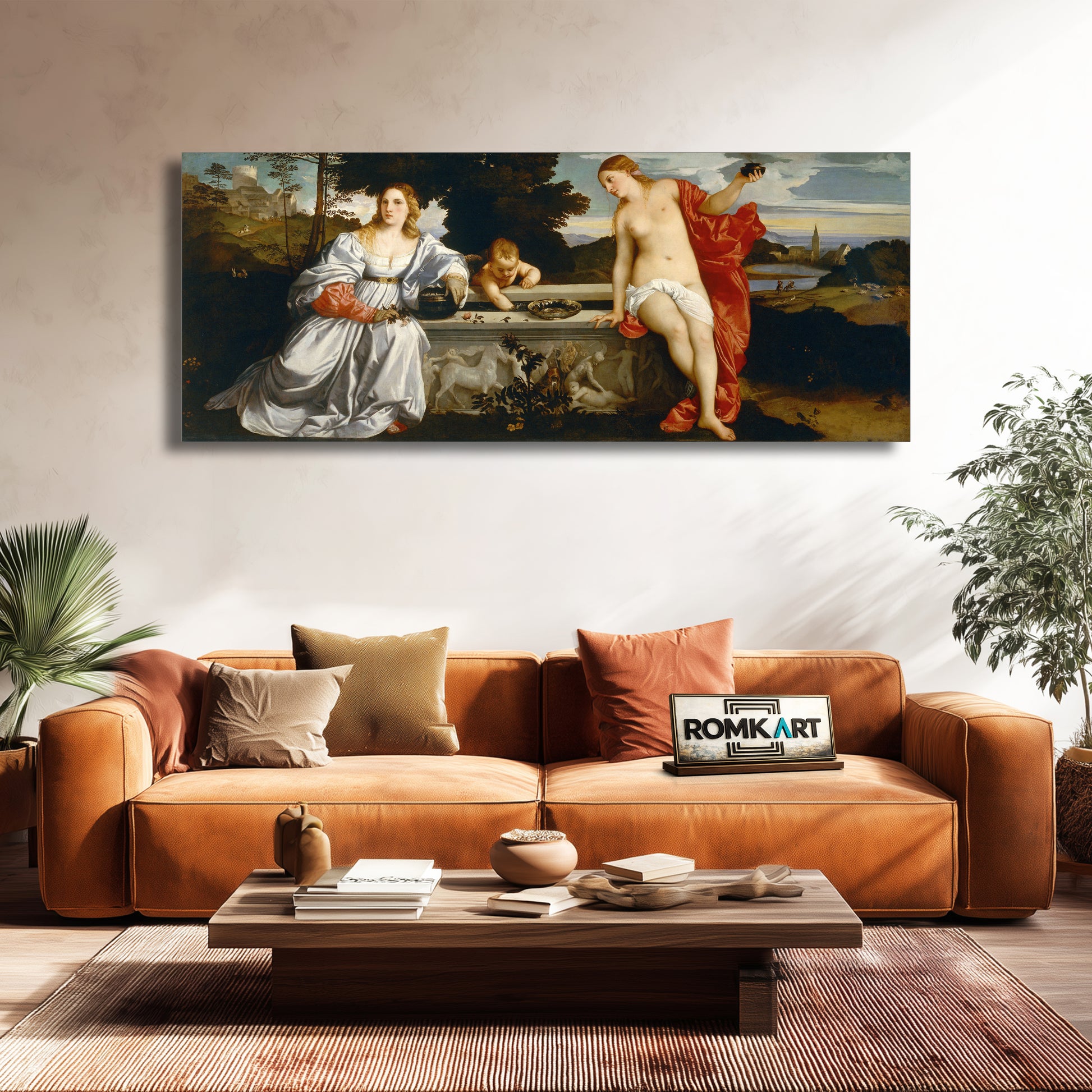 Titian Sacred And Profane Love 1514 – Reproduction