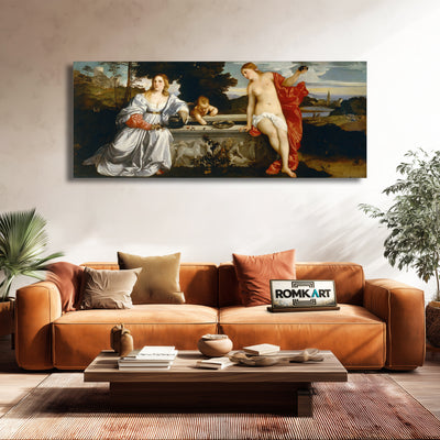 Titian Sacred And Profane Love 1514 – Reproduction