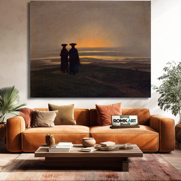 Caspar David Friedrich Sunset 1837 – Reproduction