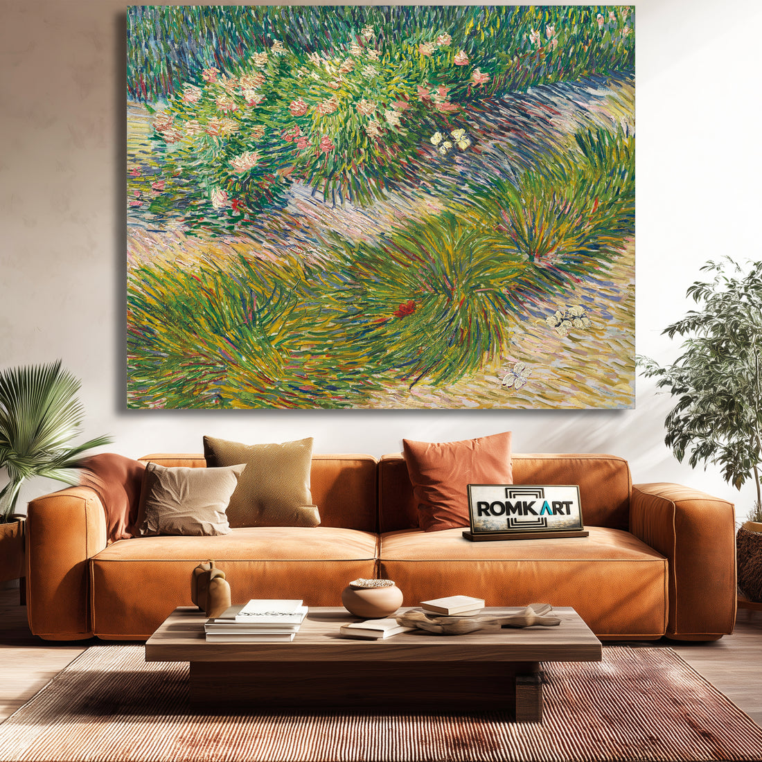 Vincent Van Gogh Coin De Jardin Avec Papillons 1887 – Reproduction