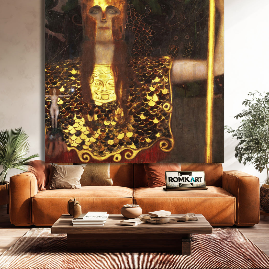 Gustav Klimt Pallas Athena 1898 – Reproduction