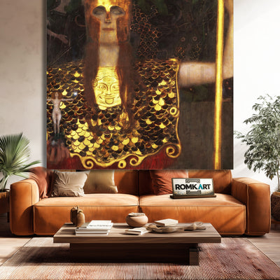 Gustav Klimt Pallas Athena 1898 – Reproduction