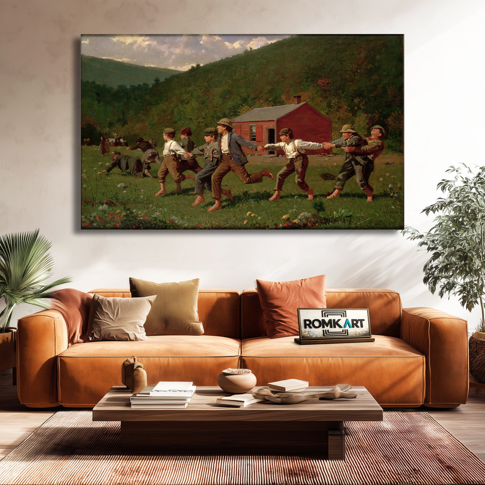 Winslow Homer Snap The Whip 1872 – Reproduction
