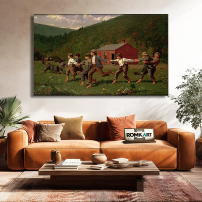 Winslow Homer Snap The Whip 1872 – Reproduction