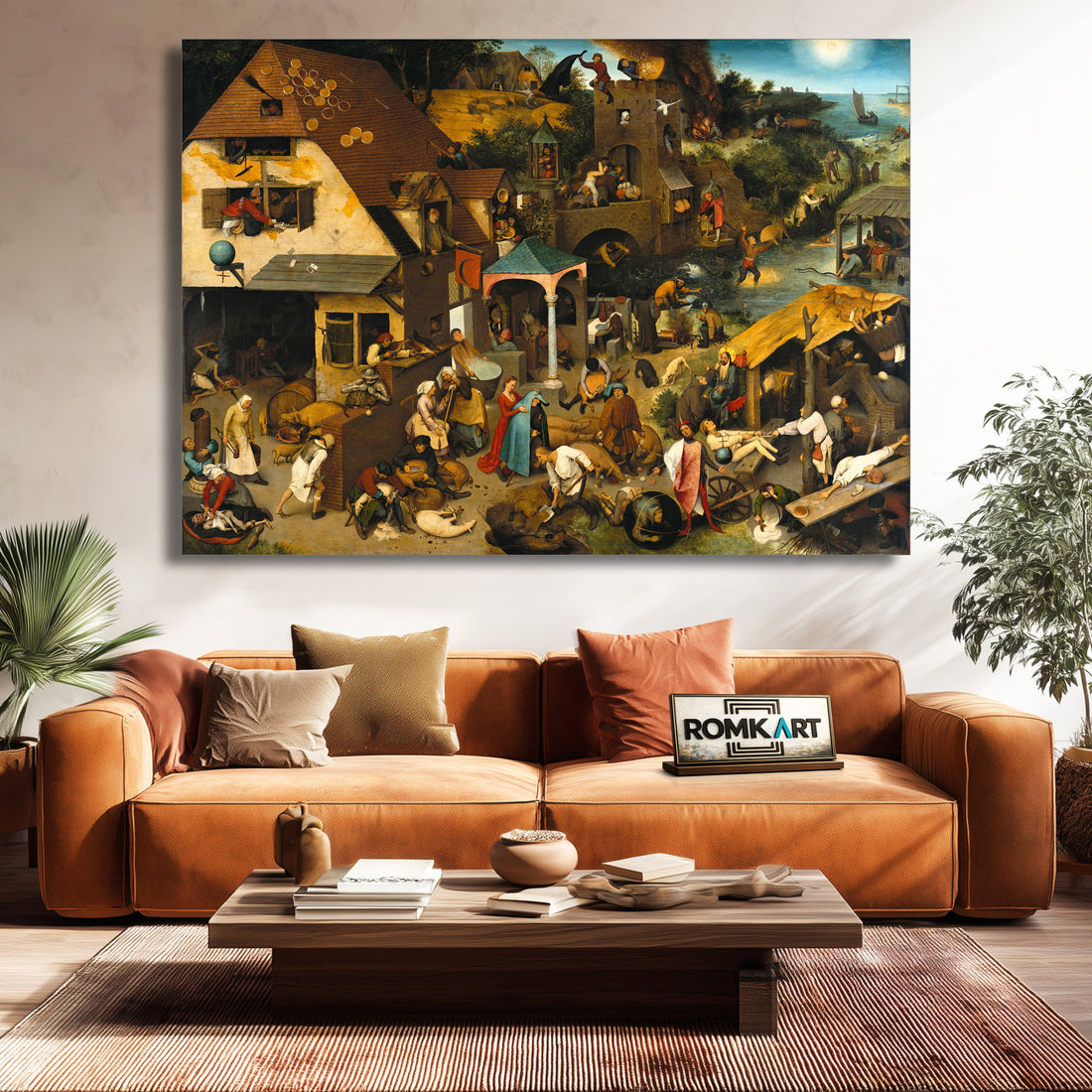 Pieter Bruegel The Elder The Dutch Proverbs 1559 – Reproduction