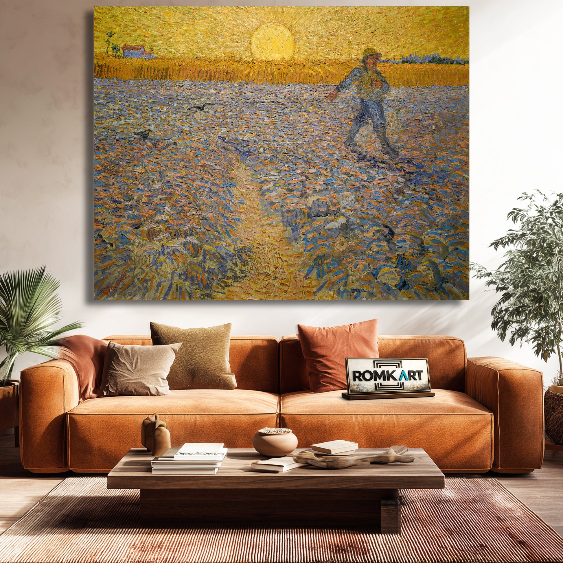 Vincent Van Gogh Sower At Sunset – Reproduction