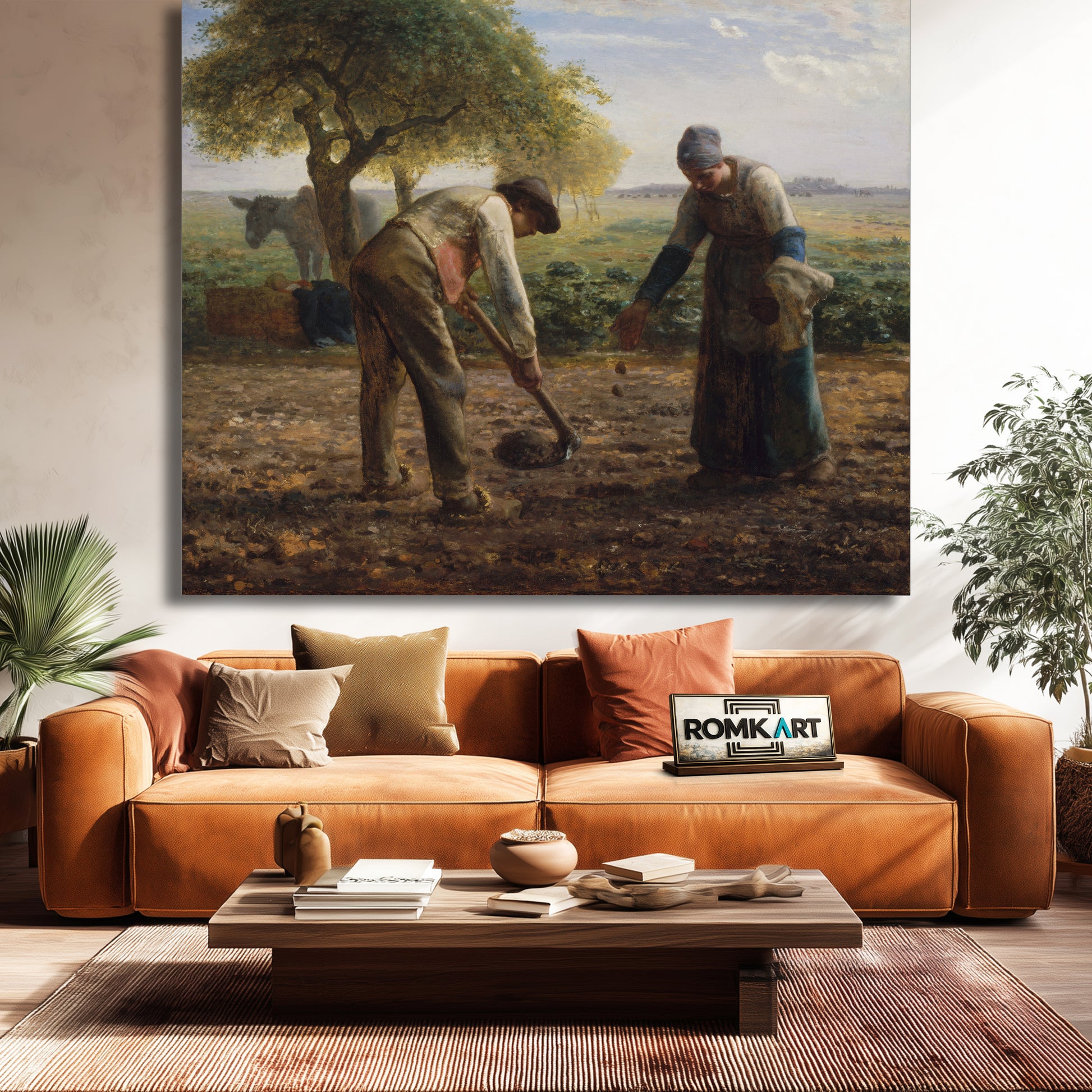 Jean-francois Millet Potato Planters 1861 – Reproduction