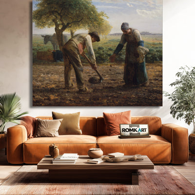 Jean-francois Millet Potato Planters 1861 – Reproduction
