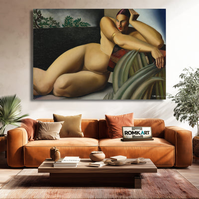 Tamara De Lempicka Nude On A Terrace 1925 – Reproduction