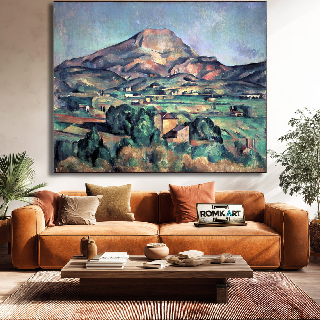 Paul Cezanne Mont Sainte-victoire Seen From Bellevue – Reproduction