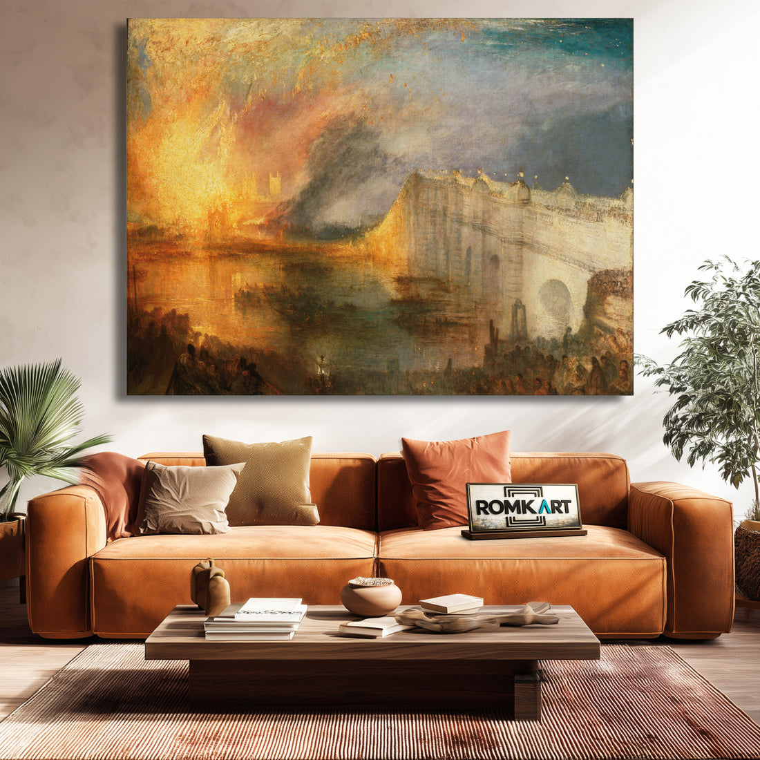 William Turner The Burning Of The Houses Of Lords And Commons 1834 – Reproduction
