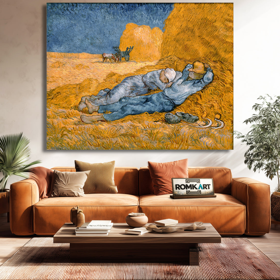 Vincent Van Gogh Noon Rest From Work - After Millet – Reproduction
