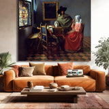 Johannes Vermeer The Glass Of Wine 1660 – Reproduction