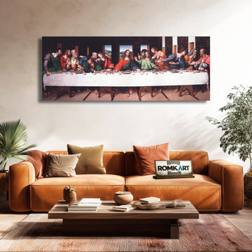 Leonardo Da Vinci The Last Supper 1498 – Reproduction
