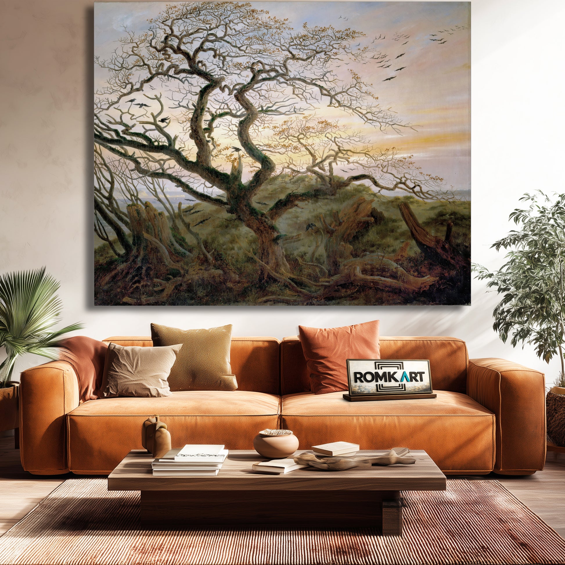 Caspar David Friedrich The Tree Of Crows 1822 – Reproduction