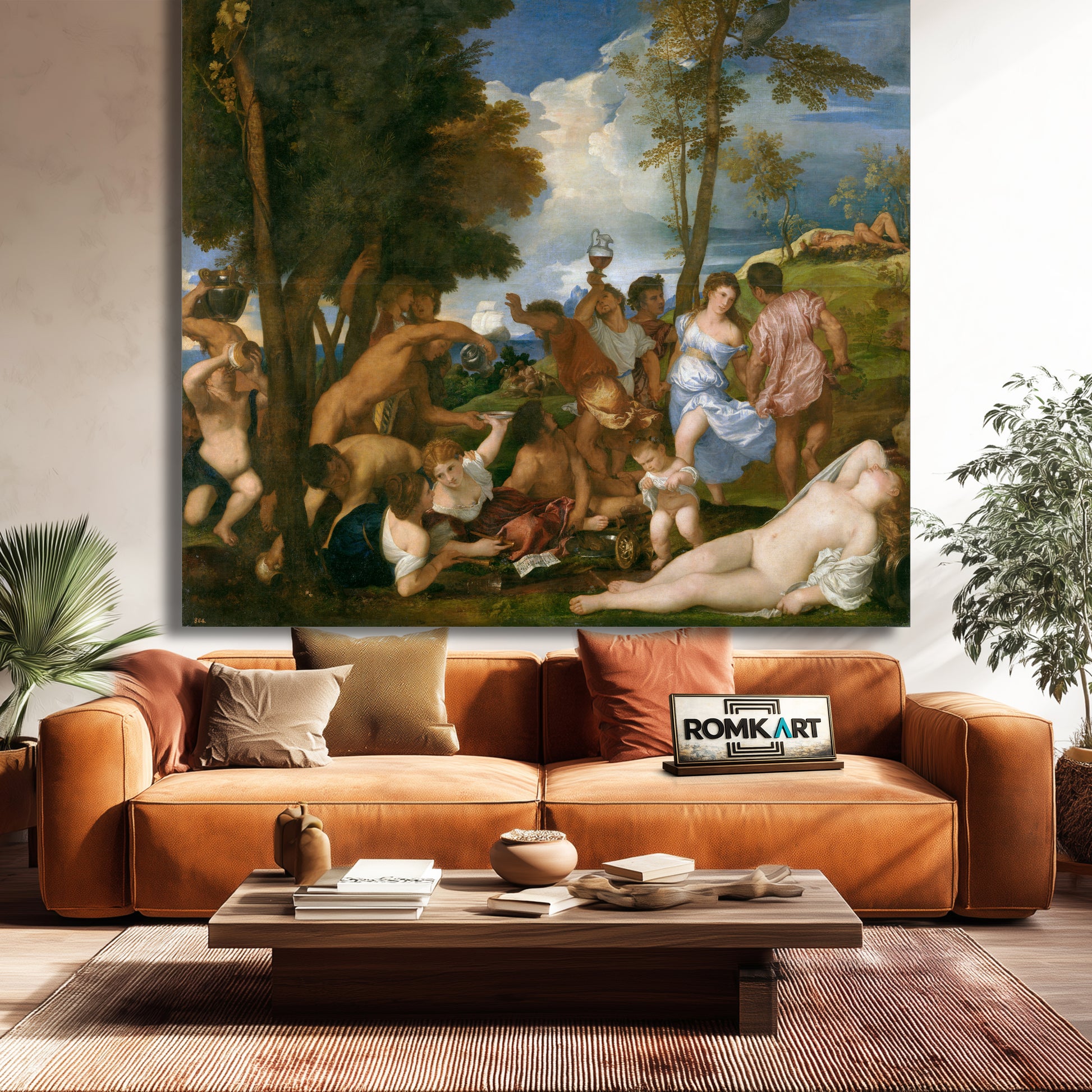 Titian Bacchanal Of The Andrians 1523-1526 – Reproduction