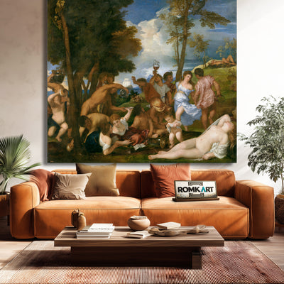 Titian Bacchanal Of The Andrians 1523-1526 – Reproduction