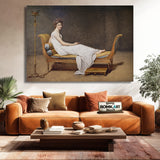 Jacques-louis David Portrait Of Madame Rcamier 1800 – Reproduction