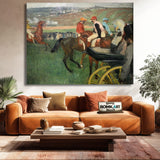 Edgar Degas The Race Track; Amateur Jockeys Near A Carriage C 1877-80 – Reproduction