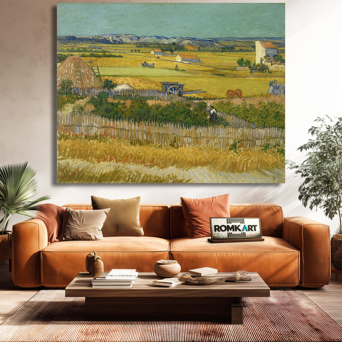 Vincent Van Gogh The Harvest 1888 – Reproduction
