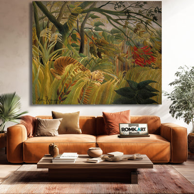 Henri Rousseau Tiger In A Tropical Storm - Surprised 1891 – Reproduction