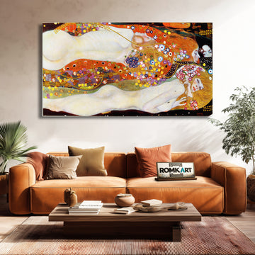 Gustav Klimt Water Serpents II – Reproduction