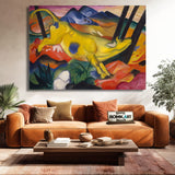Franz Marc Yellow Cow 1911 – Reproduction