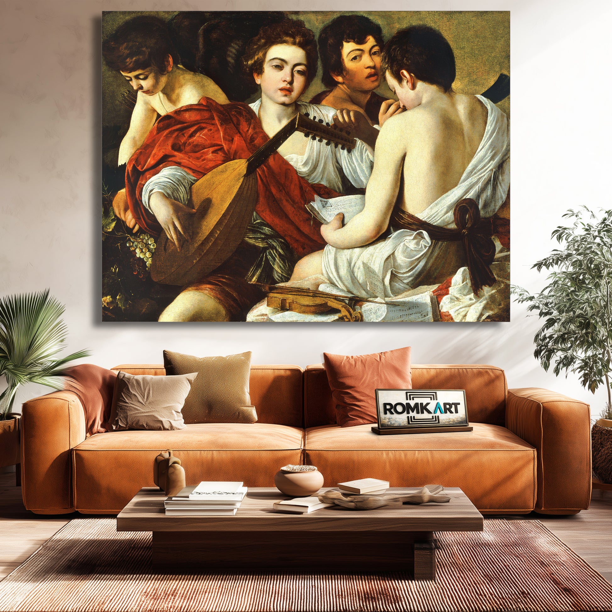 Caravaggio The Musicians 1595 – Reproduction