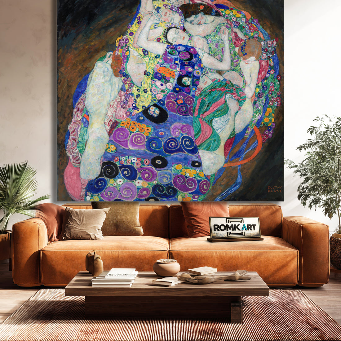 Gustav Klimt The Maiden C1913 – Reproduction