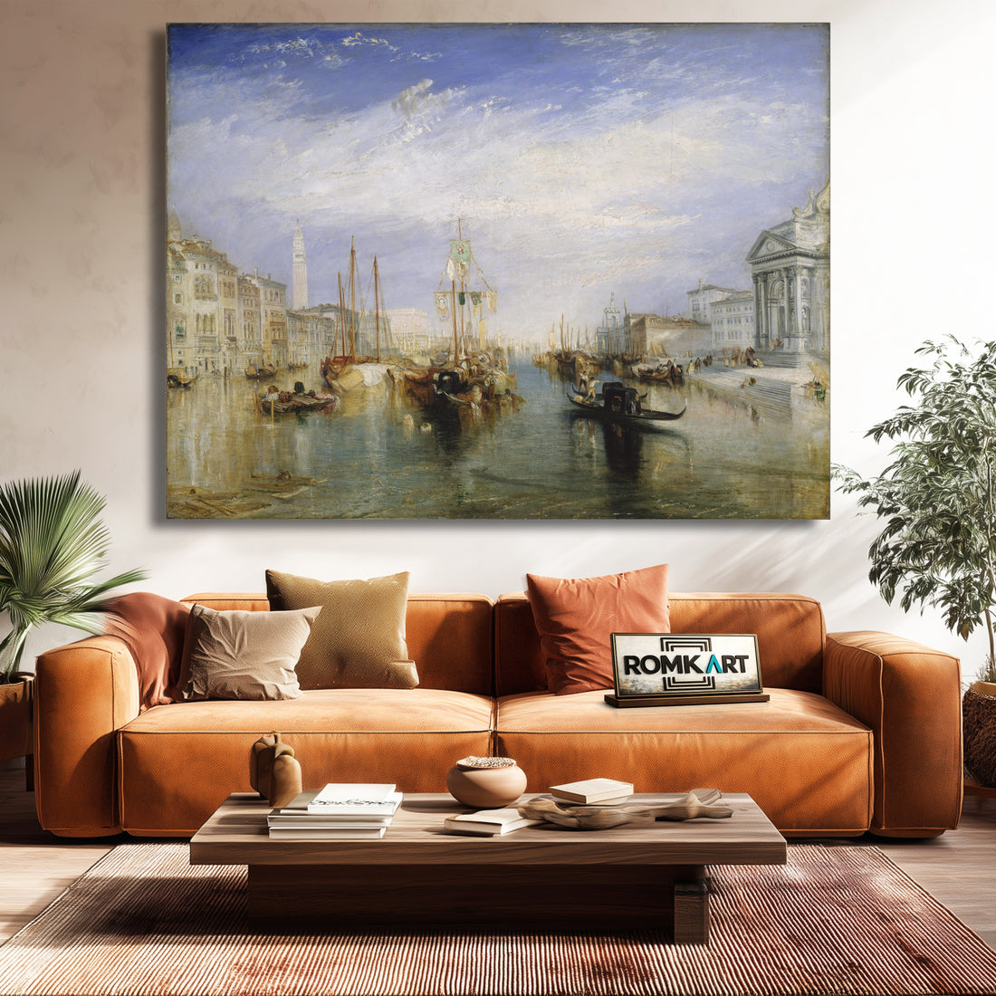 William Turner Venice The Grand Canal From The Porch Of Madonna Della Salute 1835 – Reproduction