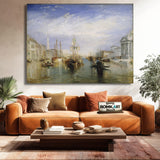 William Turner Venice The Grand Canal From The Porch Of Madonna Della Salute 1835 – Reproduction