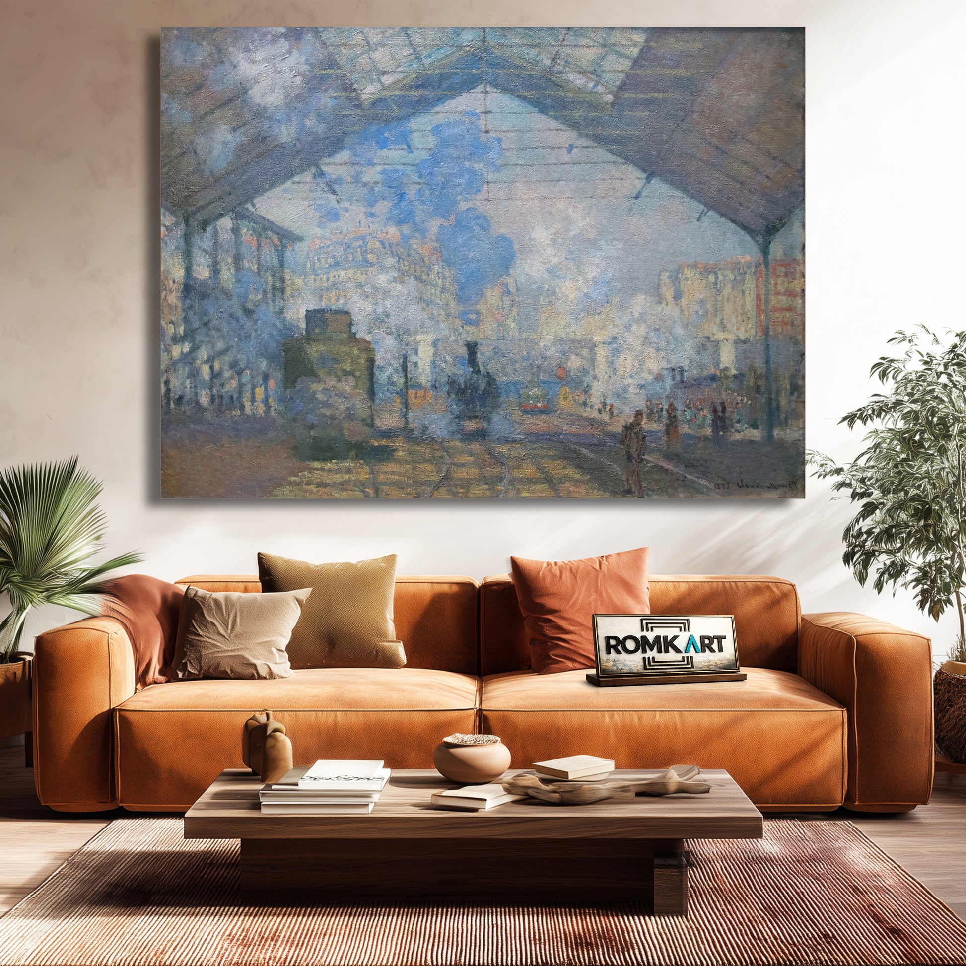 Claude Monet La Gare Saint-lazare 1877 – Reproduction