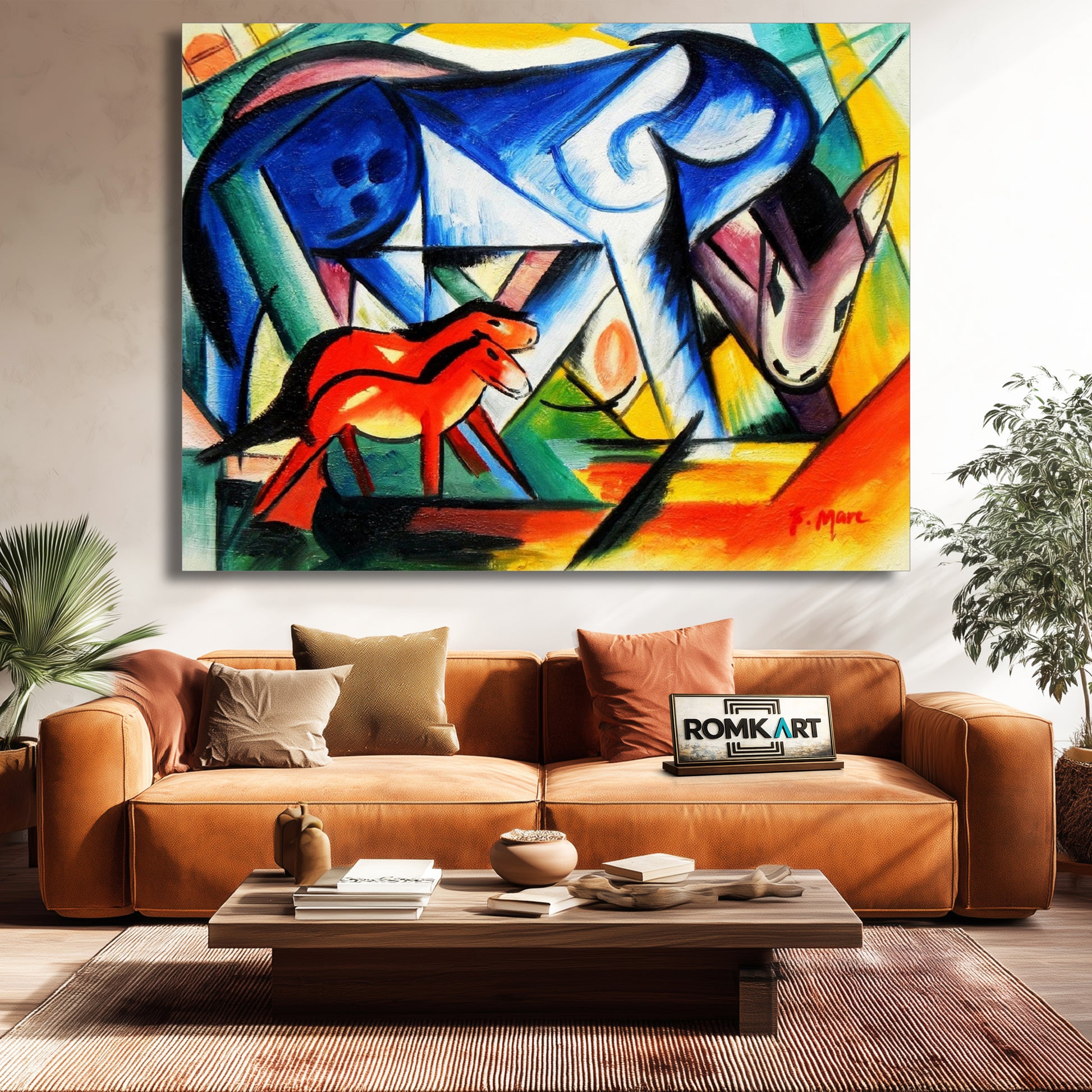 Franz Marc The First Animals 1913 – Reproduction