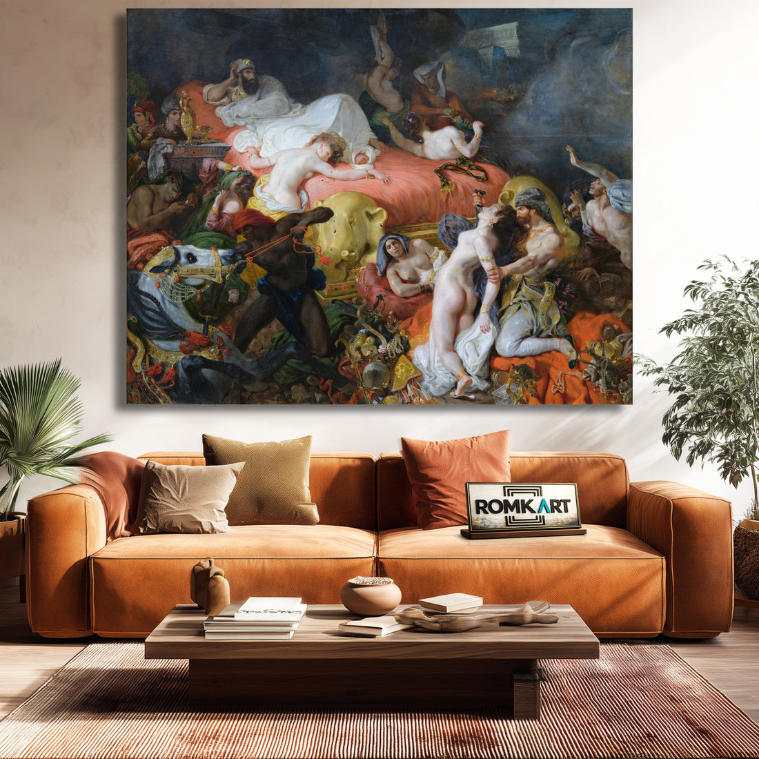 Eugene Delacroix The Death Of Sardanapalus 1827 – Reproduction