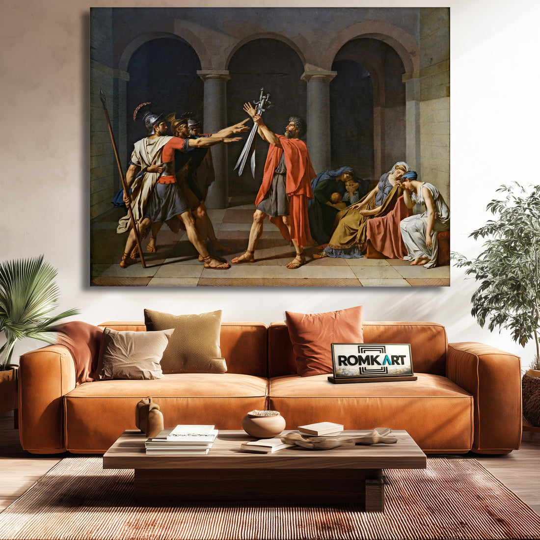 Jacques-louis David Oath Of The Horatii 1786 – Reproduction