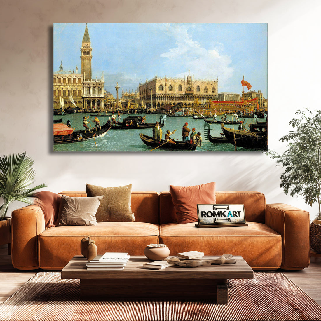 Canaletto The Bacino Di San Marco On Ascension Day 1733-1734 – Reproduction