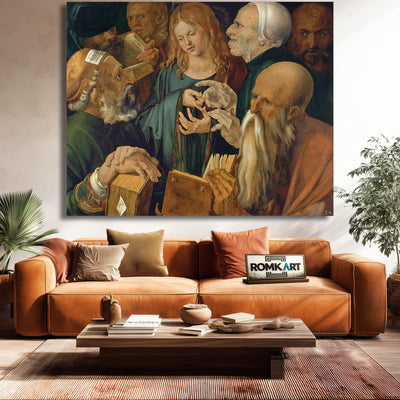 Albrecht Durer Christ Among The Doctors 1506 – Reproduction