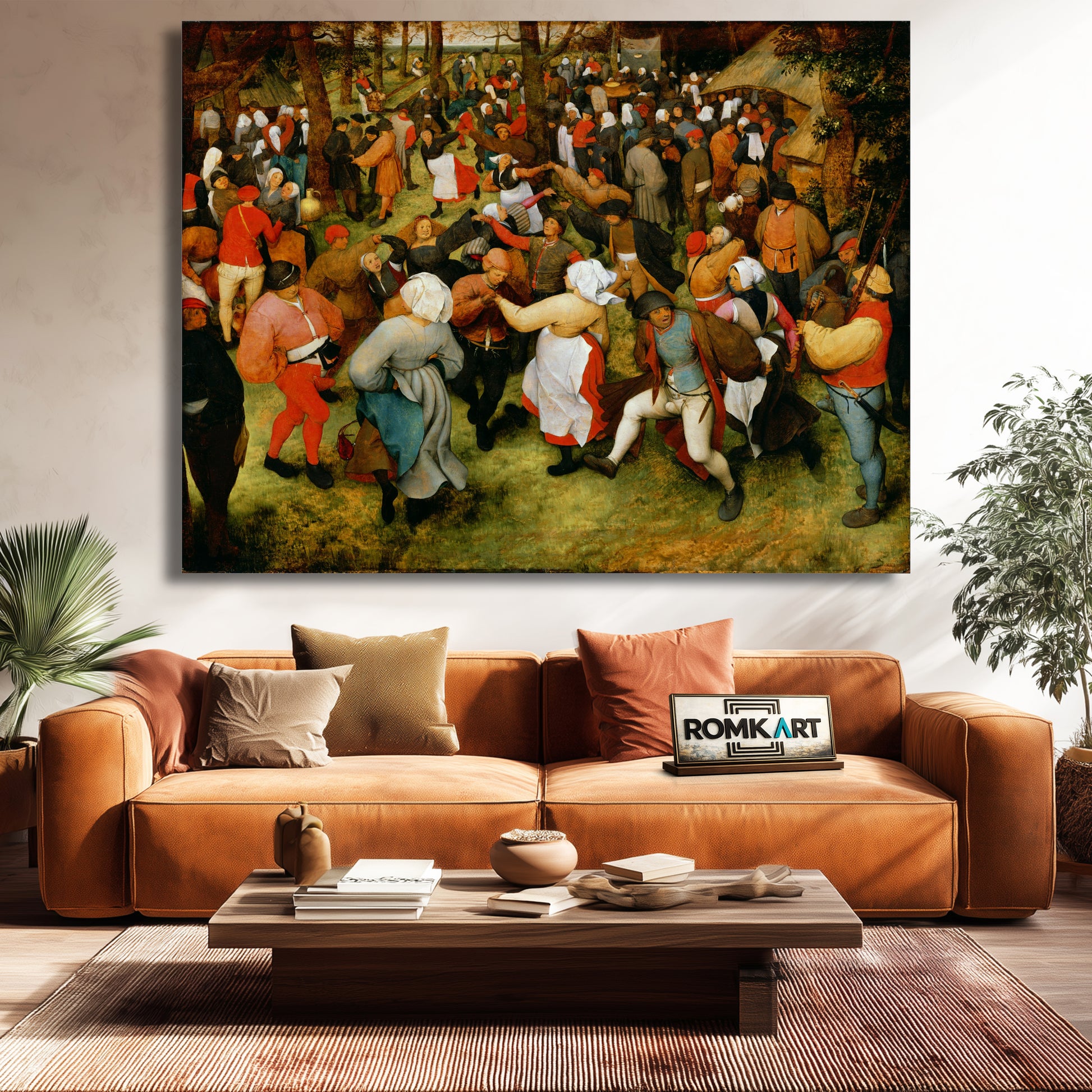 Pieter Bruegel The Elder The Wedding Dance 1566 – Reproduction