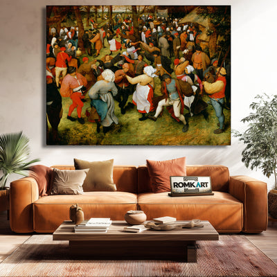 Pieter Bruegel The Elder The Wedding Dance 1566 – Reproduction