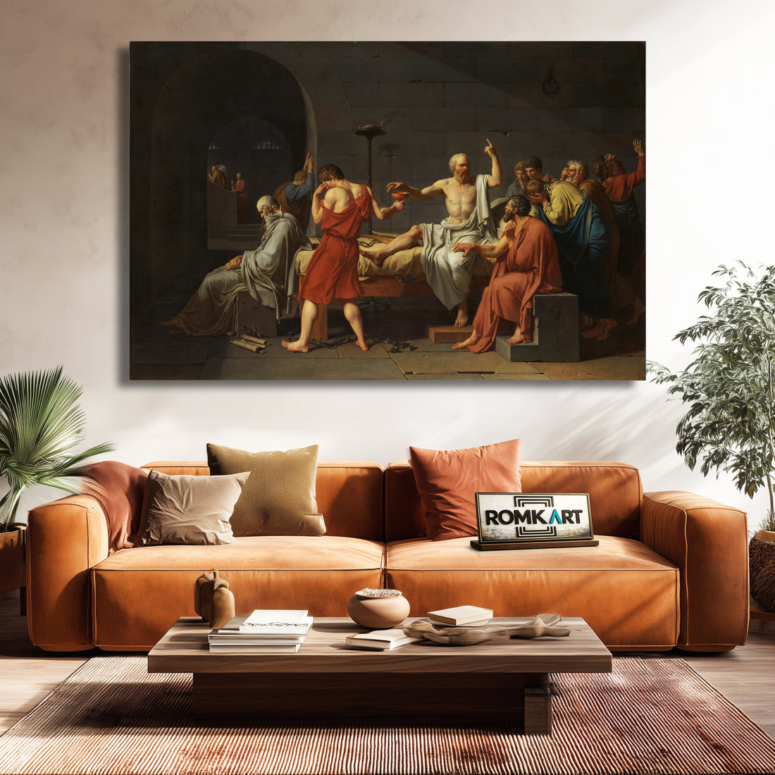 Jacques-louis David The Death Of Socrates 1787 – Reproduction