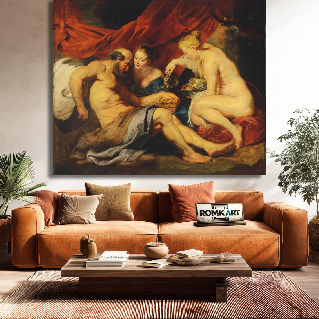 Peter Paul Rubens Lot And His Daughters 1614 – Reproduction