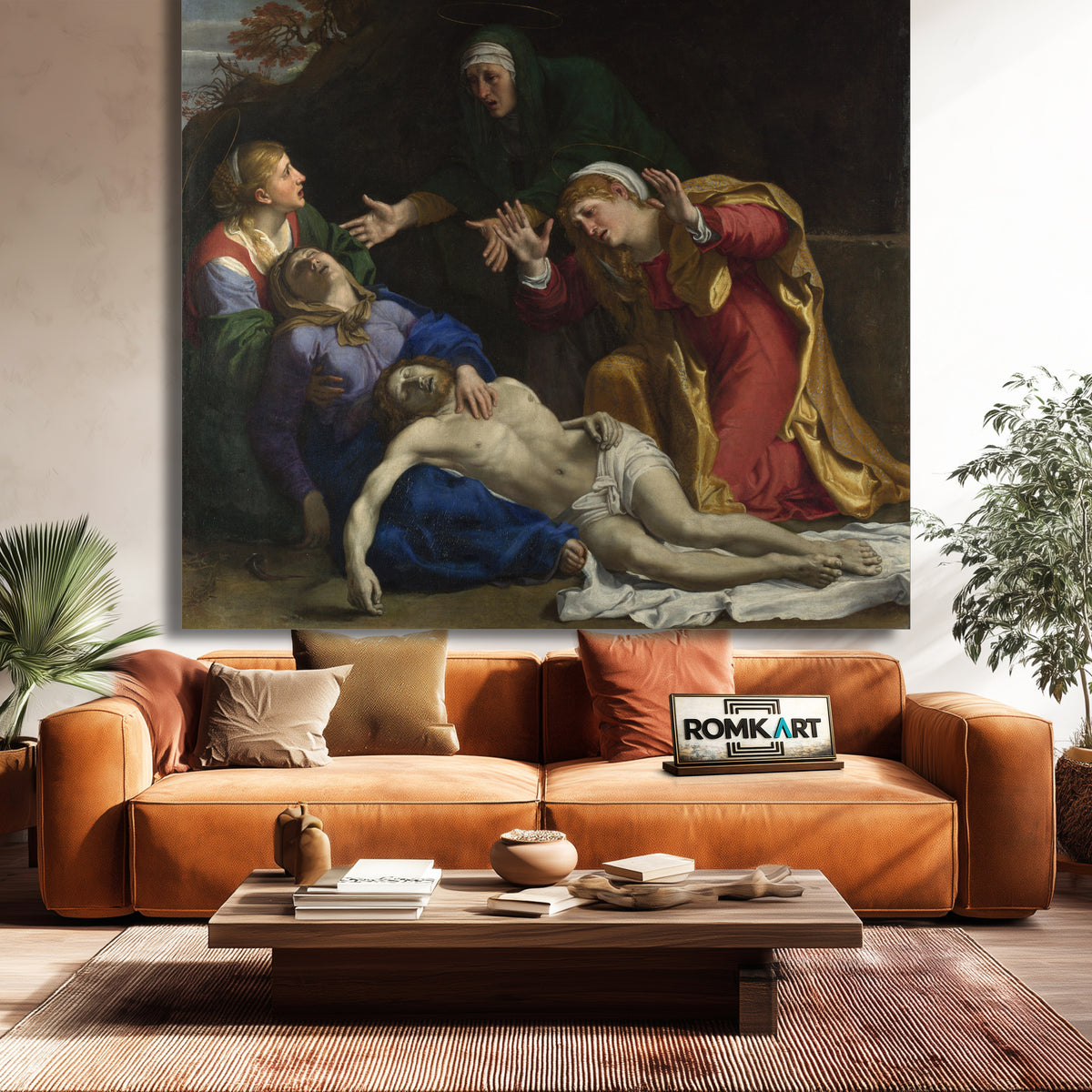 Annibale Carracci Lamentation Of Christ 1606 – Reproduction