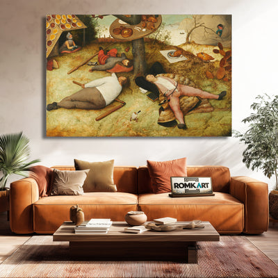 Pieter Brueghel The Elder The Land Of Cockaigne 1567 – Reproduction