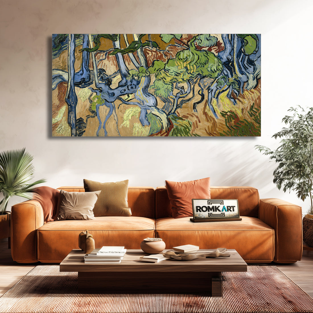Vincent Van Gogh Tree Root 1890 – Reproduction